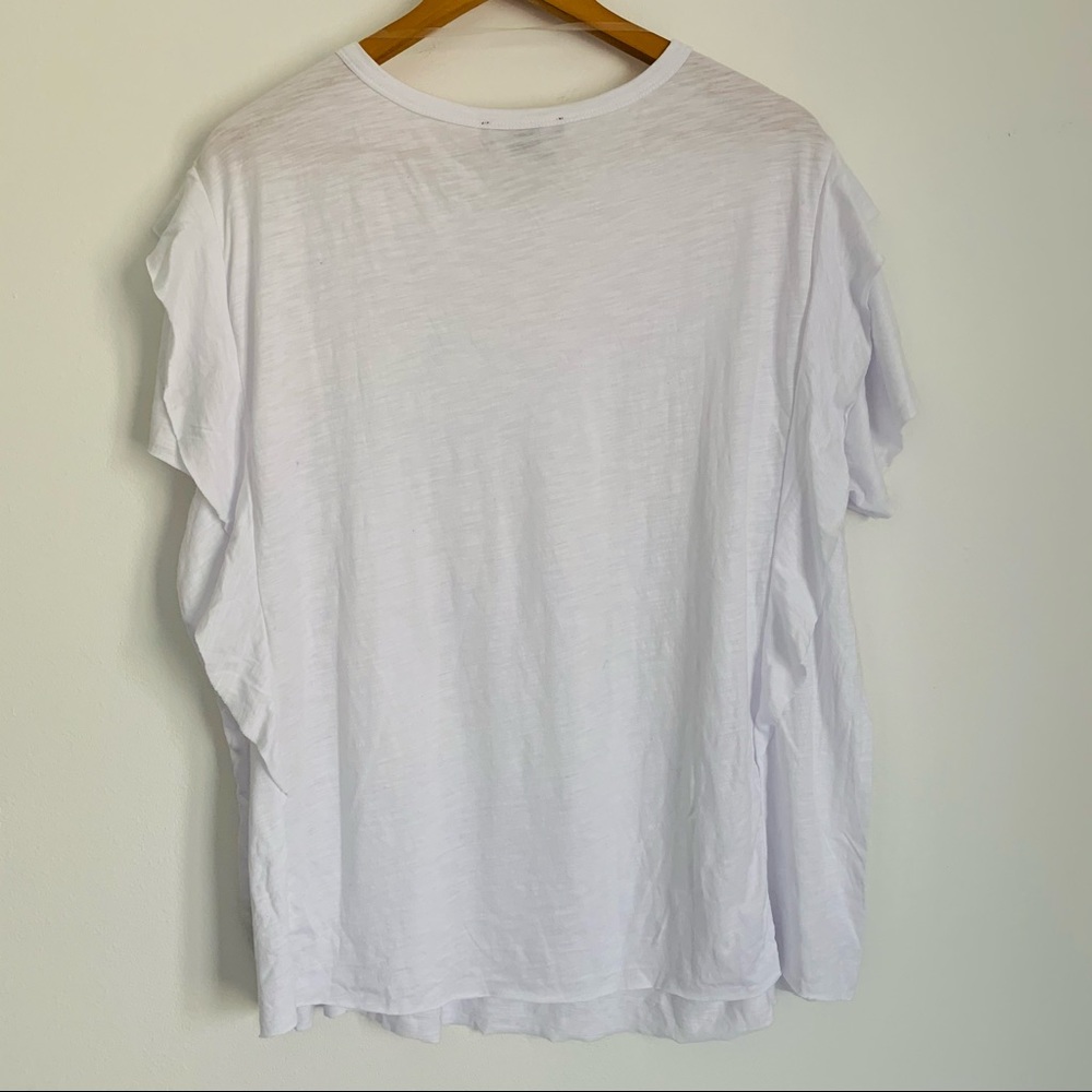 Sanctuary White T Shirt Ruffle - Picture 4 of 4